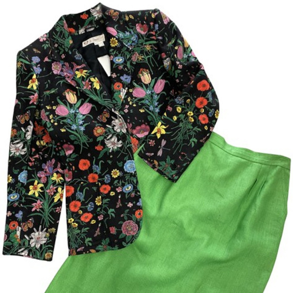 gucci floral blazer